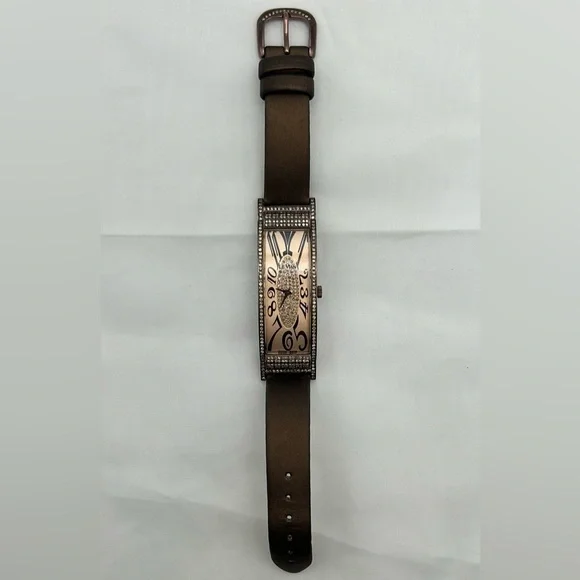 LeVian Womens Deco Estate Series Chocolate Diamond 20mm Watch display picture 1